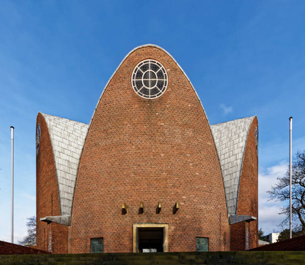 The Brother Klaus Church is the Roman Catholic parish church in the Unterstrass district of Zurich. It was the first parish church in the world to be dedicated to Brother Klaus in 1933. The image shows the church interior.