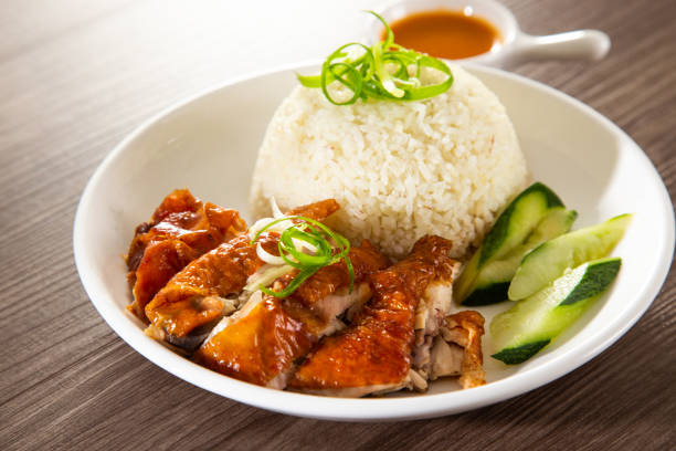 istock Roasted Chicken Rice from a hawker stall in Malaysia 1302272308