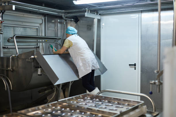 istock Production Process at Food Factory 1302286553