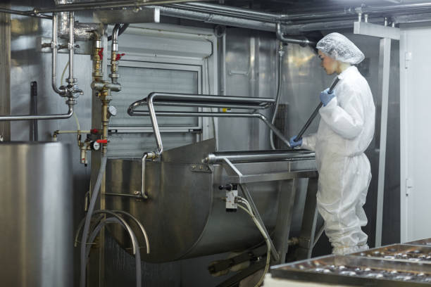 istock Worker at Industrial Factory 1302286603