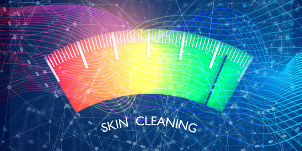 istock Skin cleaning meter concept 1302291384