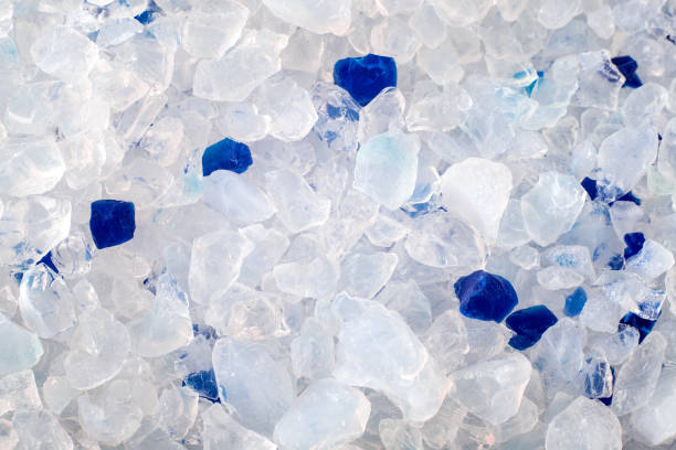 istock Silica gel cat litter close-up crystals 1302292459