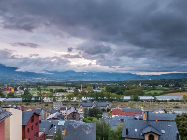 istock Stormy afternoon over the Cercanya. 1302294008