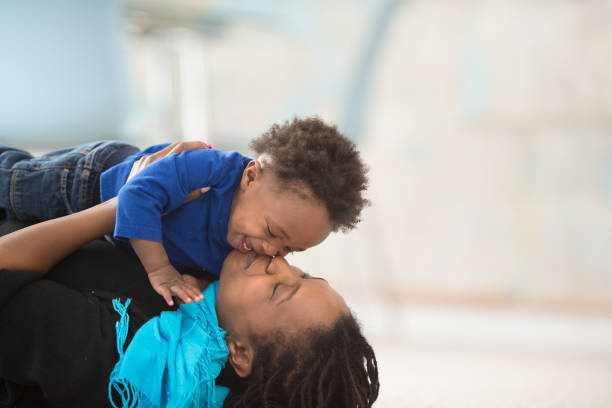 istock A kiss for you, my son! 1302307486