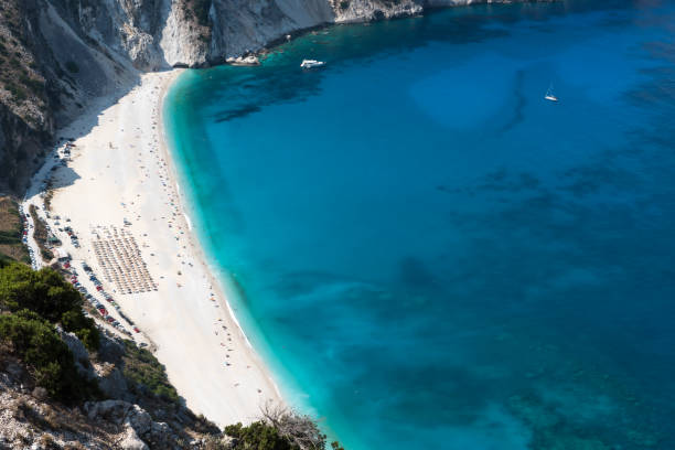 istock Mirtos beach in Kefalonia Greece 1302317202