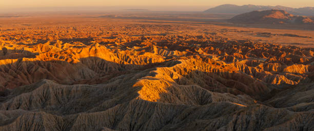 Anza Borrego Desert from Font's Point Anza Borrego Desert from Font's Point at sunset fonts point photos stock pictures, royalty-free photos & images