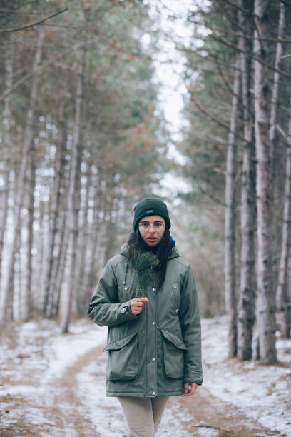 istock Woman Hiking In The Forest 1302320832