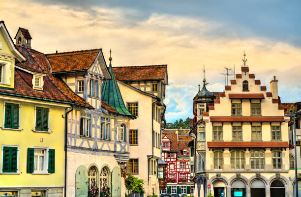 istock Architecture of St. Gallen in Switzerland 1302321720