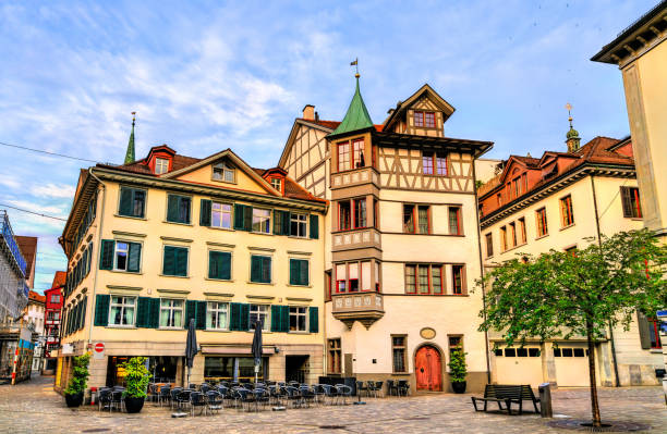 istock Architecture of St. Gallen in Switzerland 1302321761