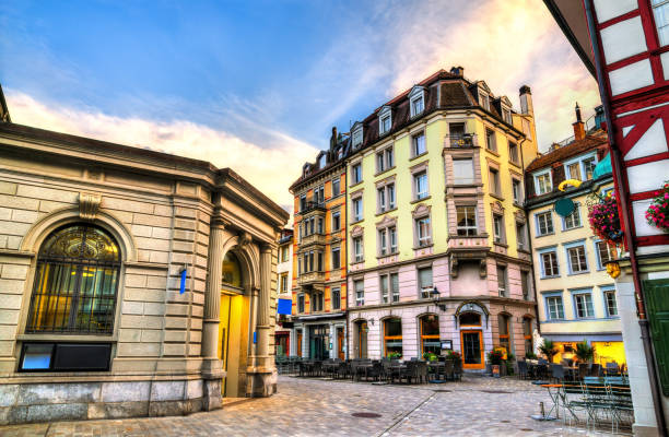 istock Architecture of St. Gallen in Switzerland 1302325621