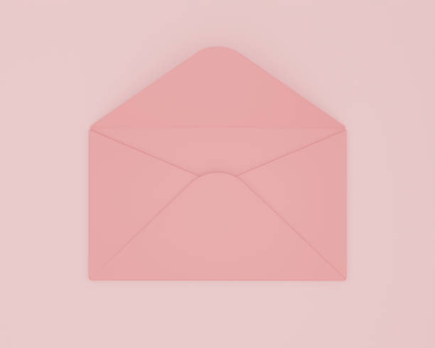 istock open pink envelope isolated on pink pastel color wall background with shadow minimal conceptual 3D rendering 1302345411