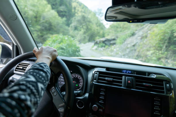 istock Driving off road car in the nature 1302348250