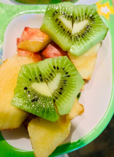 Fruit Salad Kiwi Hearts