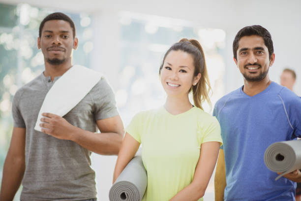 istock Multi ethnic group of athletic adults 1302357162