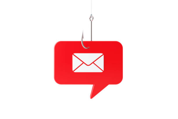 istock E-Mail Security Concept - Red Speech Bubble With White E-Mail Symbol Hooked By A Fishing Hook On White Background 1302358437