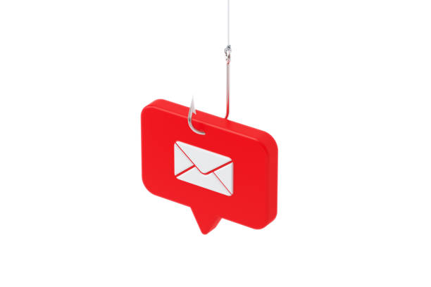 istock E-Mail Security Concept - Red Speech Bubble With White E-Mail Symbol Hooked By A Fishing Hook On White Background 1302358452