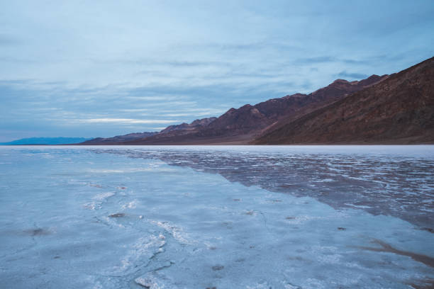 istock Blue hour at Badwater in Death Valley National Park 1302360770