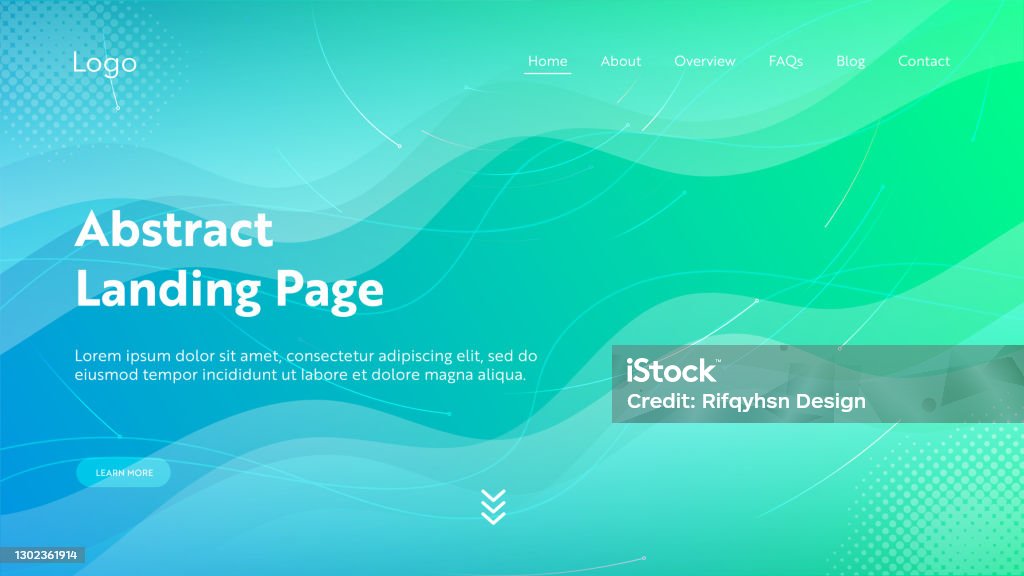 Website Abstract Website Landing Page Template Design Abstract Modern Design For Website ...