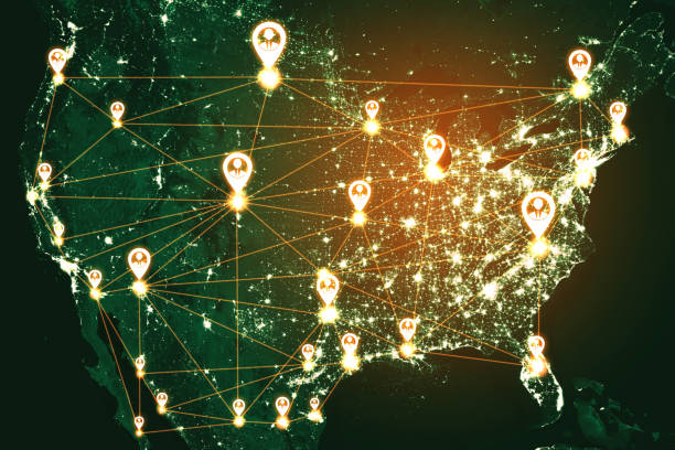 istock USA People network and national connection in innovative perception 1302361931