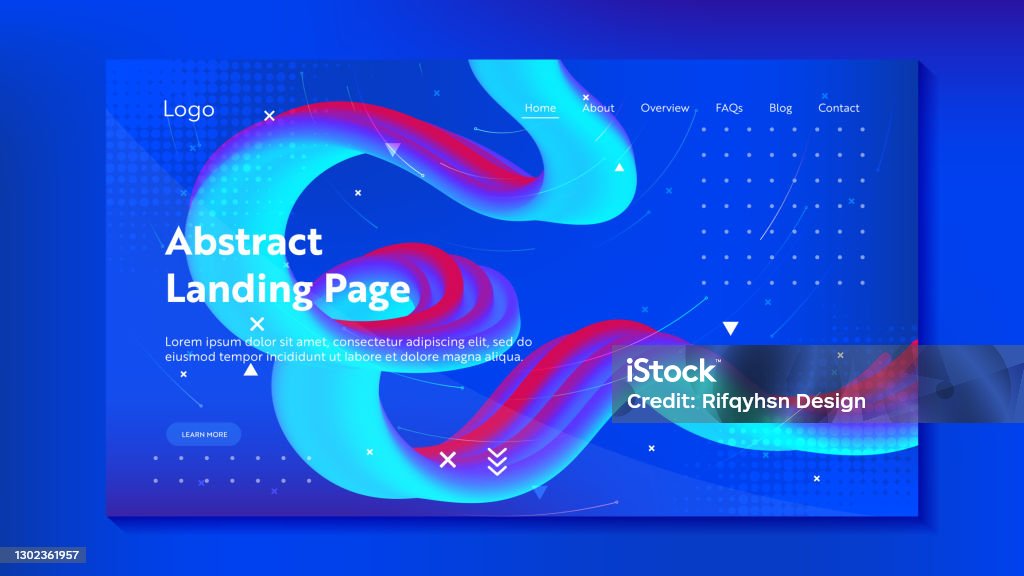 Website Abstract Website Landing Page Template Design Abstract Modern Design For Website ...