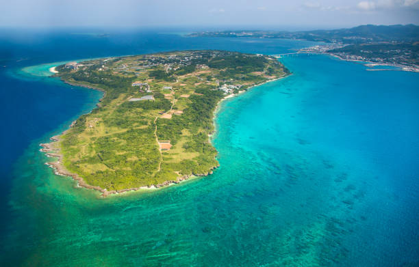 Sesoko island, Okinawa stock photo