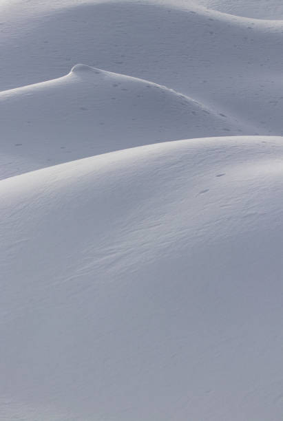 istock Snow patterns made by mother nature 1302379428