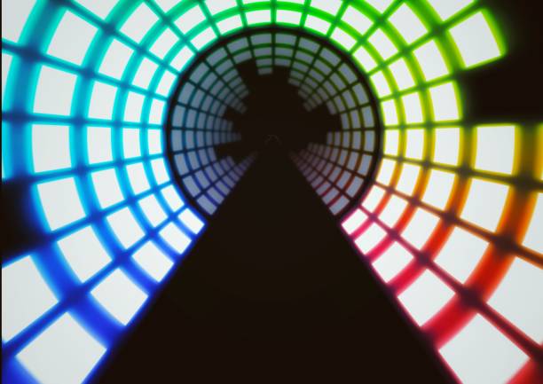 istock Colorful tunnel of light 1302380340