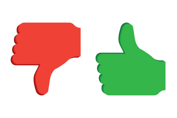 istock Green red like. Success concept. Vector illustration. Stock image. EPS 10. 1302382138