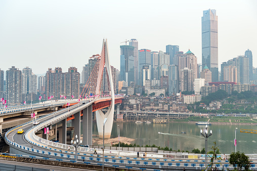 Chongqing skyline at day, China