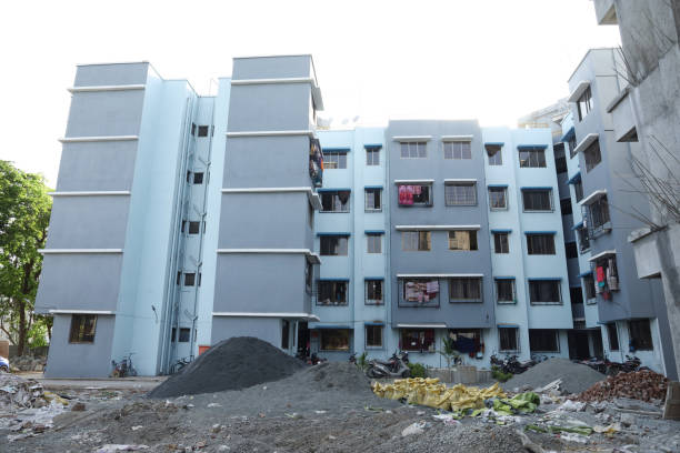 istock A ready to stay building with 4 floors and 1 ground floor 1302400014