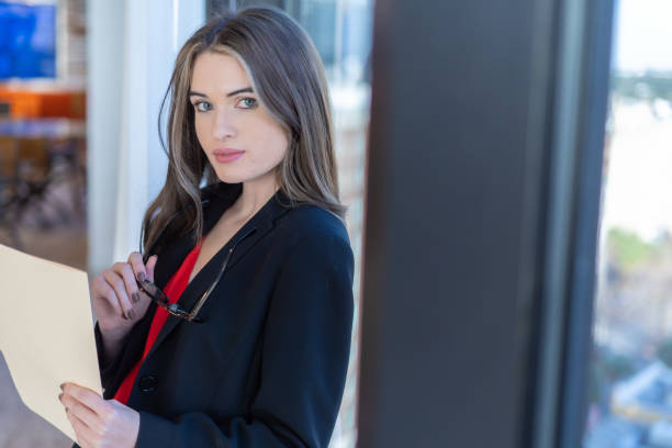 istock A female office employee 1302400302