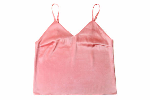 istock Pink satin female nightie 1302405955