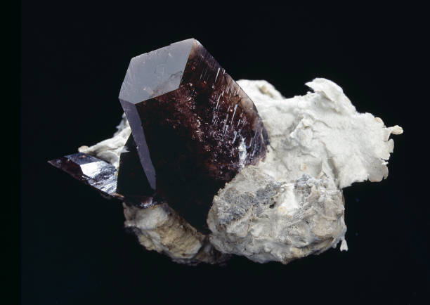 Axinite Axinite a collectors mineral highly prized for its crystals feldspar stock pictures, royalty-free photos & images