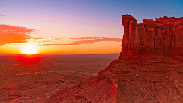 istock Aerial view of Monument Valley 1302416102