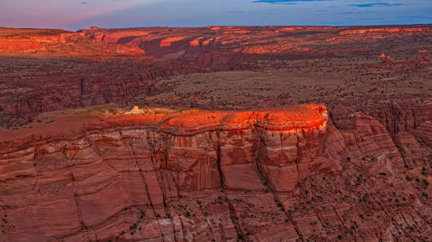 istock Aerial view of cliff and valley 1302416239