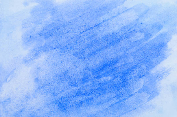 istock Abstract blue watercolor painted background. 1302416245