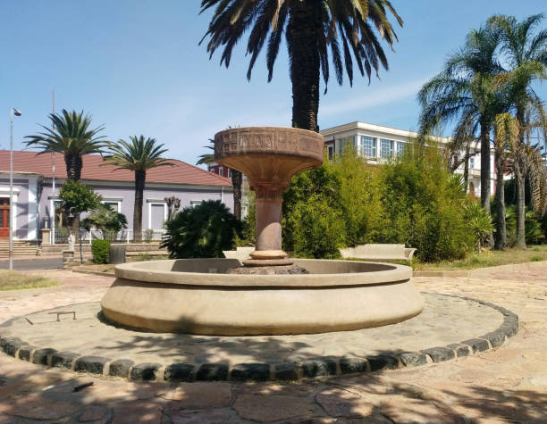 istock Asmara, Eritrea: colonial fountain on on Denden Street 1302416365