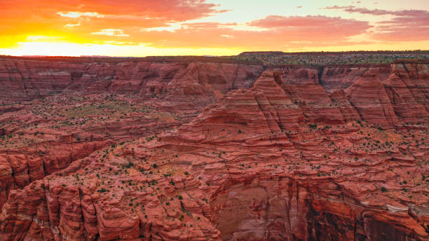 istock Aerial view of cliffs and valley 1302416745