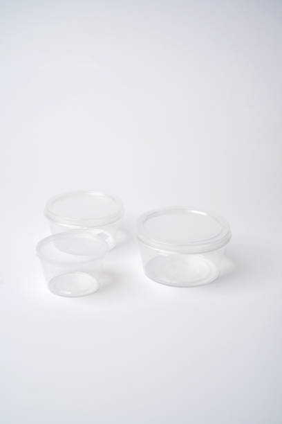 istock Eco-friendly disposable utensils. Empty food delivery container 1302419293