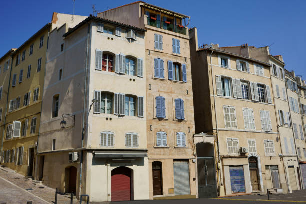istock Old provence style buildings in Marseille 1302421966