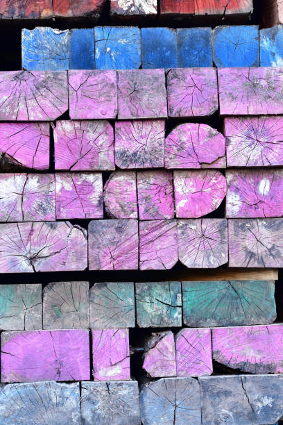 istock Vibrant Multicolored Painted Wood Squares 1302425975