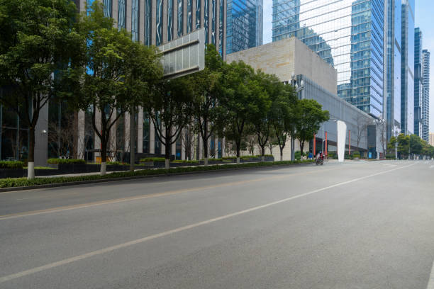 istock Highway and city modern architecture in Chongqing,china 1302426313