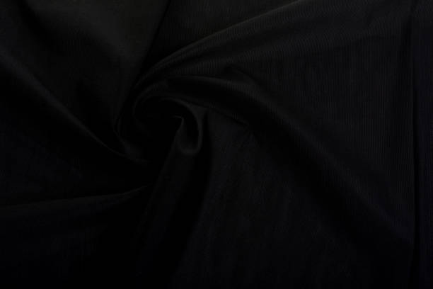 istock Knitted elastic fabric, weaving of threads texture 1302428963