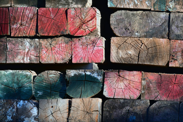 istock Vibrant Multicolored Painted Wood Squares 1302431169
