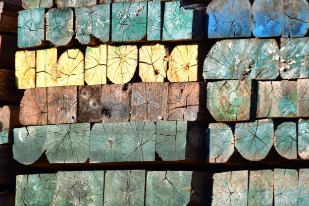 istock Vibrant Multicolored Painted Wood Squares 1302431205