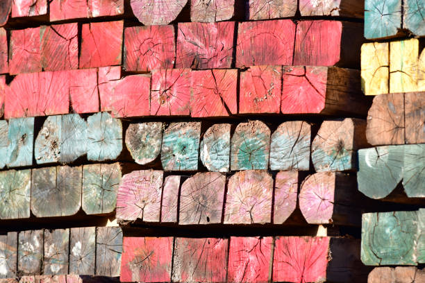 istock Vibrant Multicolored Painted Wood Squares 1302431212