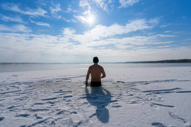 jégfürdő - ice bath témájú stock jellegű vizuális alkotások, jogdíjmentes fotók és képek