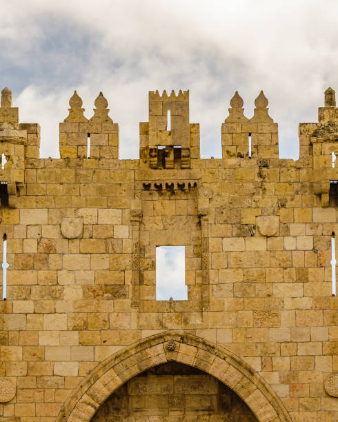 jaffa gate, jerusalém, israel - jerusalem judaism david tower - fotografias e filmes do acervo