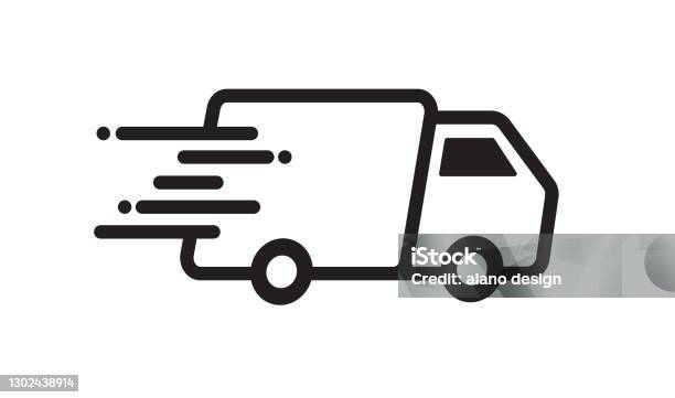 Fast Delivery Truck Icon Fast Shipping Design For Website And Mobile Apps Vector Illustration Stock Illustration - Download Image Now