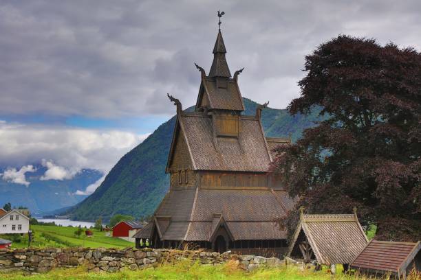 istock Norway stave church - Hopperstad 1302440729